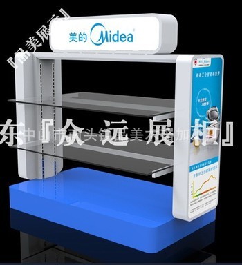五金小家电展示的艺术 中岛柜与双面展柜的实战运用指南
